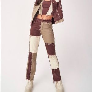Jaded London patchwork jeans NWT!